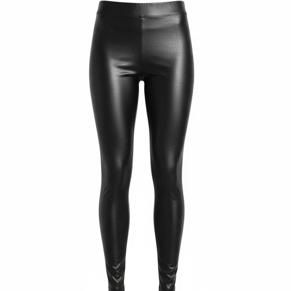 Spandex Sleek Black Women's Leggings S/P